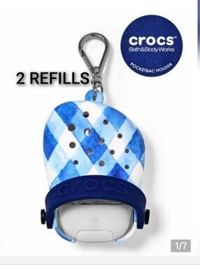 B&BW GINGHAM CROCS POCKETBAC HOLDER 2 REFILLS
